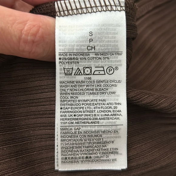 Gap Ribbed Asymmetrical Midi Dress SOLD OUT - Picture 5 of 7